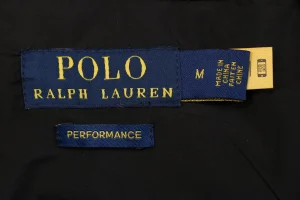 Ralph Lauren Pony Logo Quilted Stand Collar Down Jacket Black Brand label