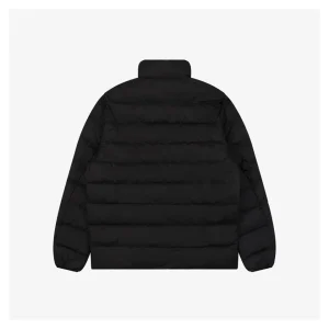 Ralph Lauren Pony Logo Quilted Stand Collar Down Jacket Black Back view