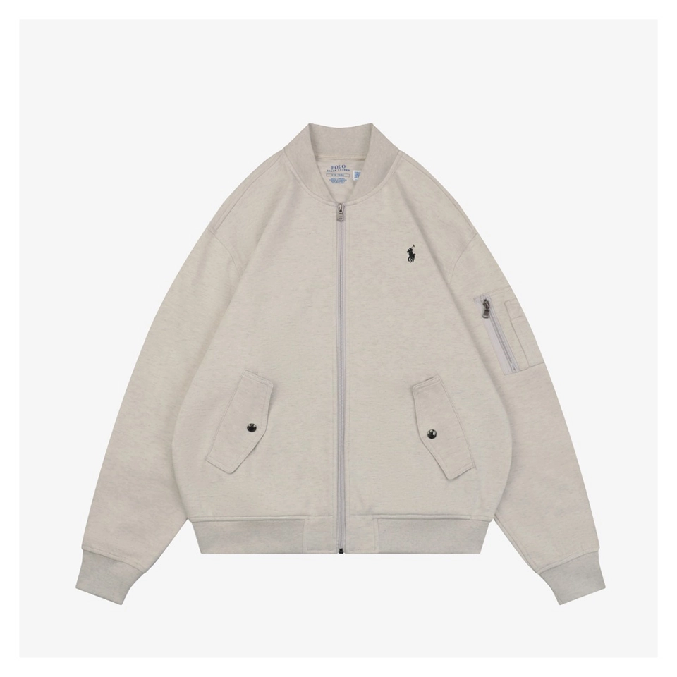 Ralph Lauren Pony Logo Varsity Jacket Front view