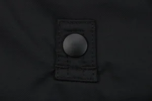 Ralph Lauren Vintage Shearling-Collar Down Flight Jacket Black Button