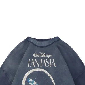 Saint Michael Fantasia Mickey Printed Crewneck Sweatshirt
