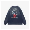 Saint Michael Fantasia Mickey Printed Crewneck Sweatshirt