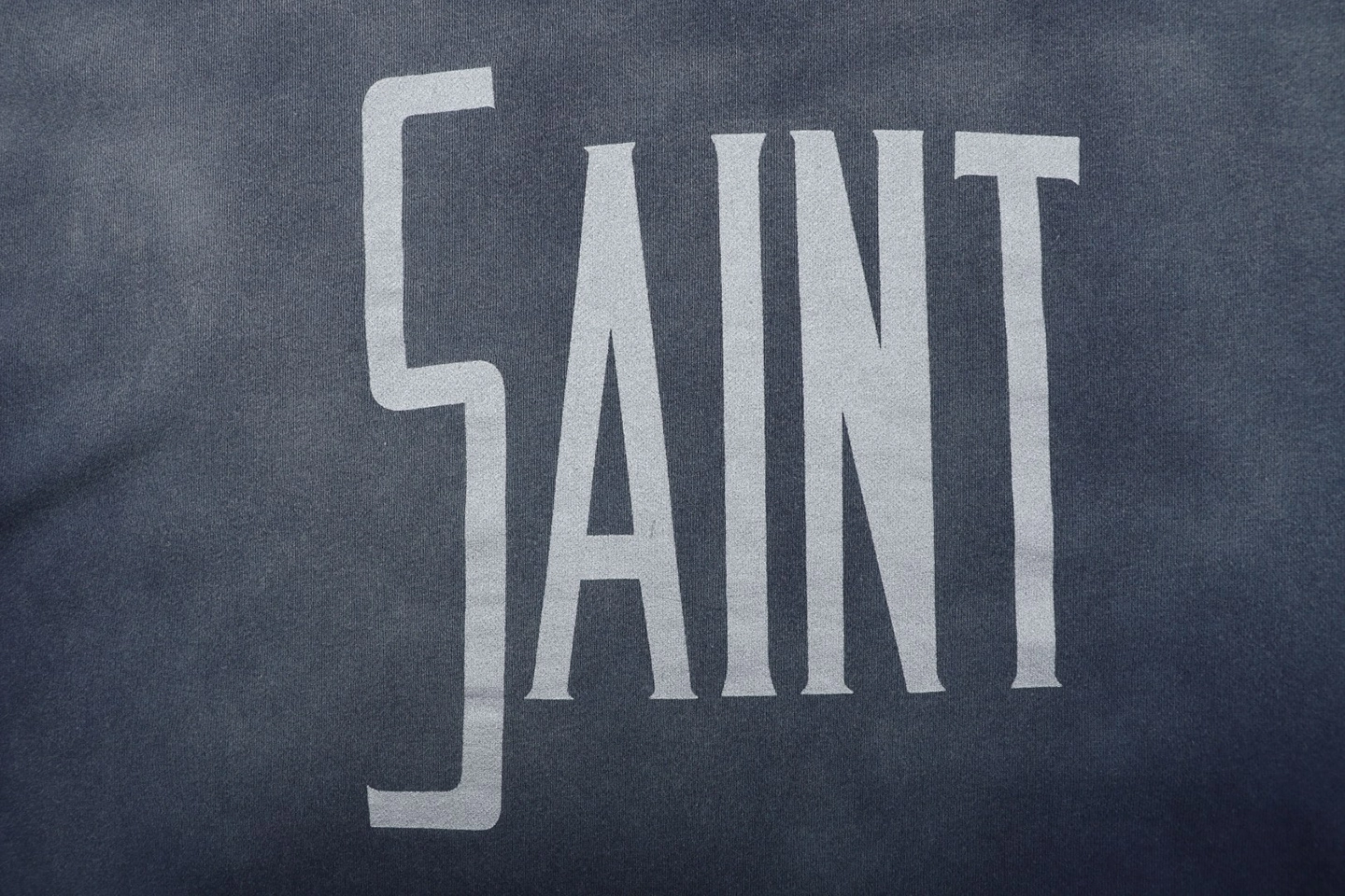 Saint Michael Fantasia Mickey Printed Crewneck Sweatshirt Back Print