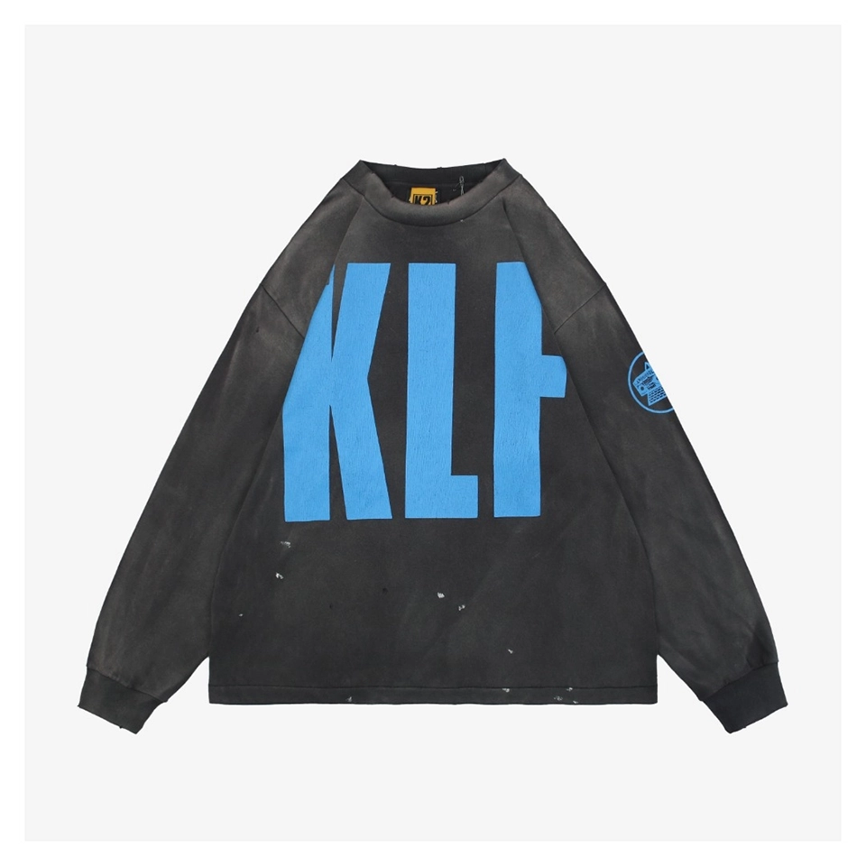 Saint Michael KLF Graphic Vintage-Washed Shirt Front view