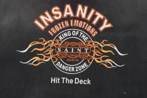 Saint Michael Spider Web Graphic Shirt Back Print