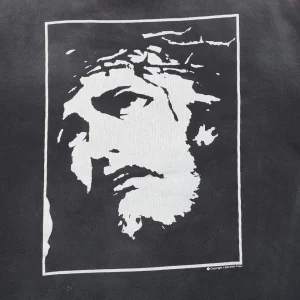 Saint Michael Vintage Jesus Graphic Shirt Front view
