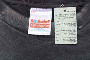 Saint Michael Vintage Jesus Graphic Shirt Brand label