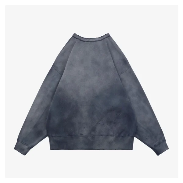 Saint Michael Vintage “Saint Power” Heart Graphic Crewneck Sweatshirt Back view