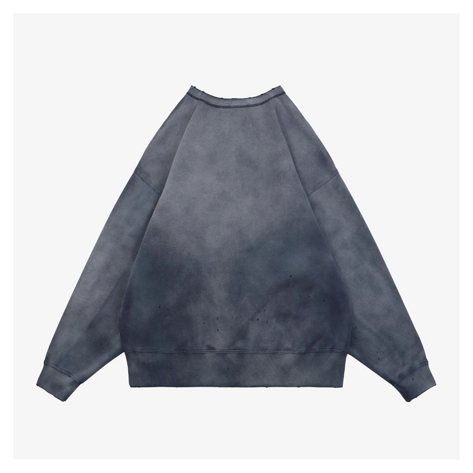 Saint Michael Vintage “Saint Power” Heart Graphic Crewneck Sweatshirt Back view