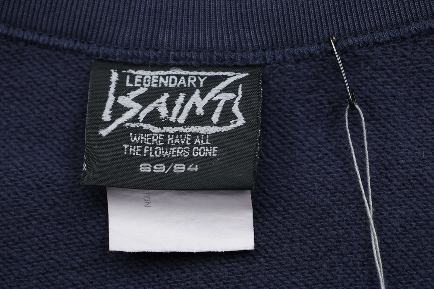 Saint Michael Vintage “Saint Power” Heart Graphic Crewneck Sweatshirt Brand label