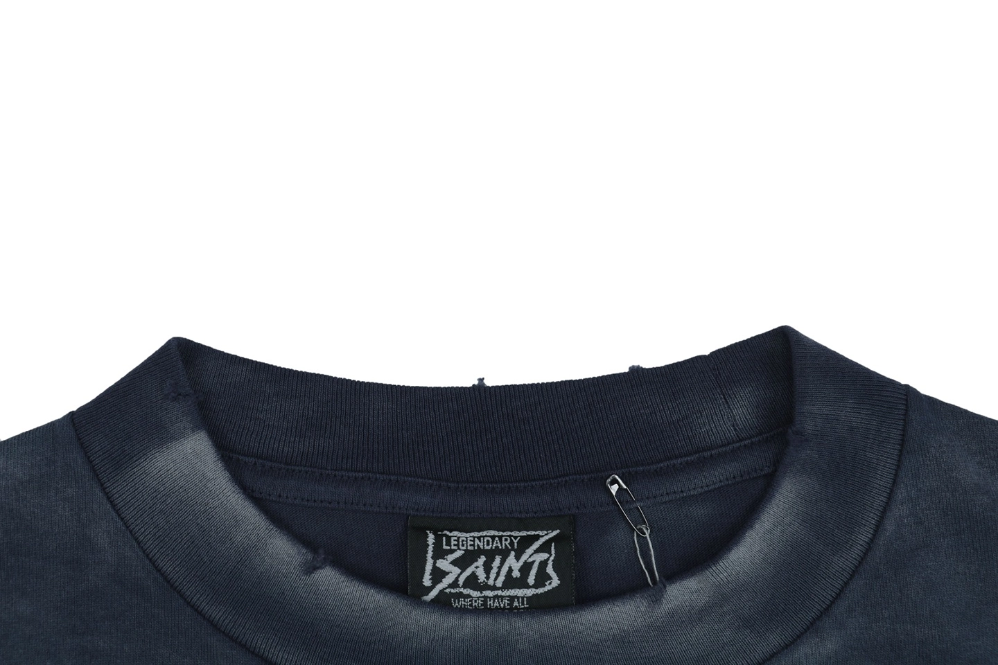 Saint Michael Wolf & Nails Graphic Shirt Collar