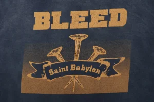 Saint Michael Wolf & Nails Graphic Shirt Back Print