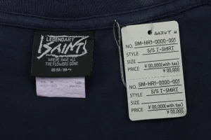 Saint Michael Wolf & Nails Graphic Shirt Brand label