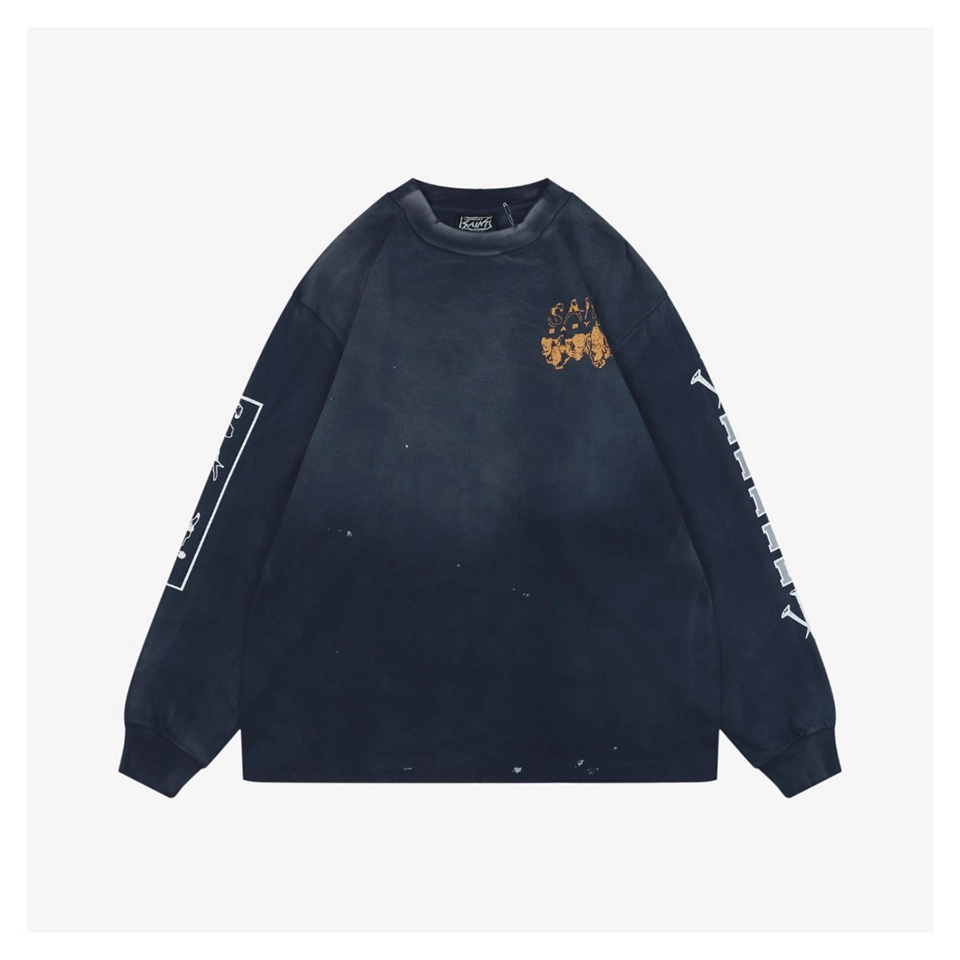 Saint Michael Wolf & Nails Graphic Shirt Front view