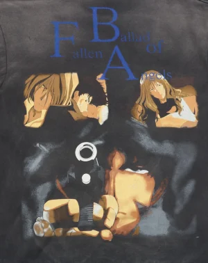 Saint Michael x Cowboy Bebop “Ballad of Fallen Angels” Vintage Wash Shirt Back Print