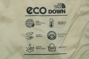 TNF Cloud Down Hooded Jacket Beige Print