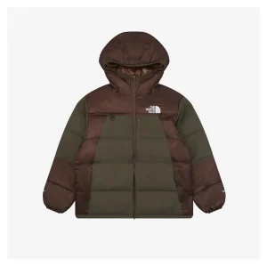 TNF UE Lightweight Hooded Down Jacket Brown Front view