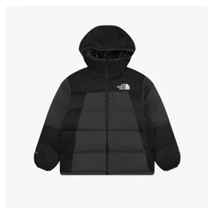 TNF UE Lightweight Hooded Down Jacket Black front view