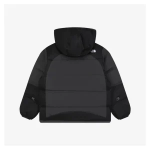 TNF UE Lightweight Hooded Down Jacket Black Back view