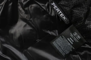 TNF UE Lightweight Hooded Down Jacket Black Wash label