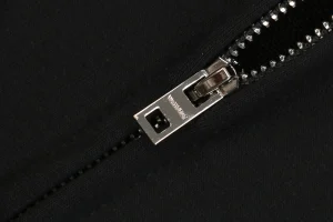 We11done Rhinestone Logo Hoodie Jacket Zipper puller