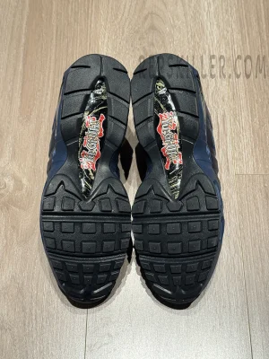 Outsole view showing Yu-Gi-Oh! logo integrated into the midfoot shank area.