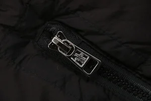 Mxxcler Dual-Zip Side Pocket Hooded Down Jacket Zipper puller