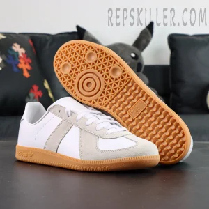 Adidas BW Army “White Chalk” outsole view showing classic traction pattern