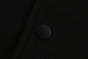 Adidas Originals Embroidered Crest Leather Sleeve Varsity Jacket Button