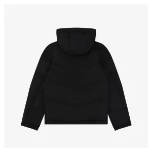 Adidas Three-Stripe Hooded Down Jacket Black Back view