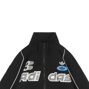 Adidas Valentine’s Day Trefoil Reflective Track Jacket Black