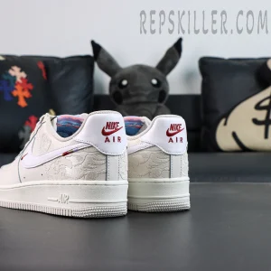 Nike Air Force 1 Low Pegasus Pack Year of the Horse embossed heel pattern