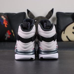 Air Jordan 8 Retro “Bugs Bunny” heel view showing padded collar and rear design
