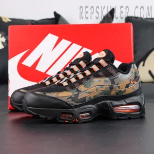 Nike Air Max 95 OG Orange Camo with original Nike shoe box