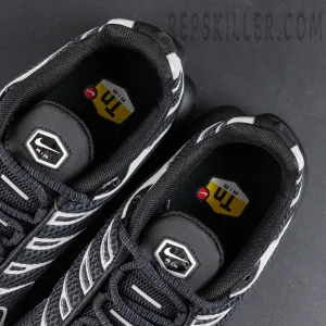 Nike Air Max Plus Premium tongue and inner lining detail with AIR branding and padded interior