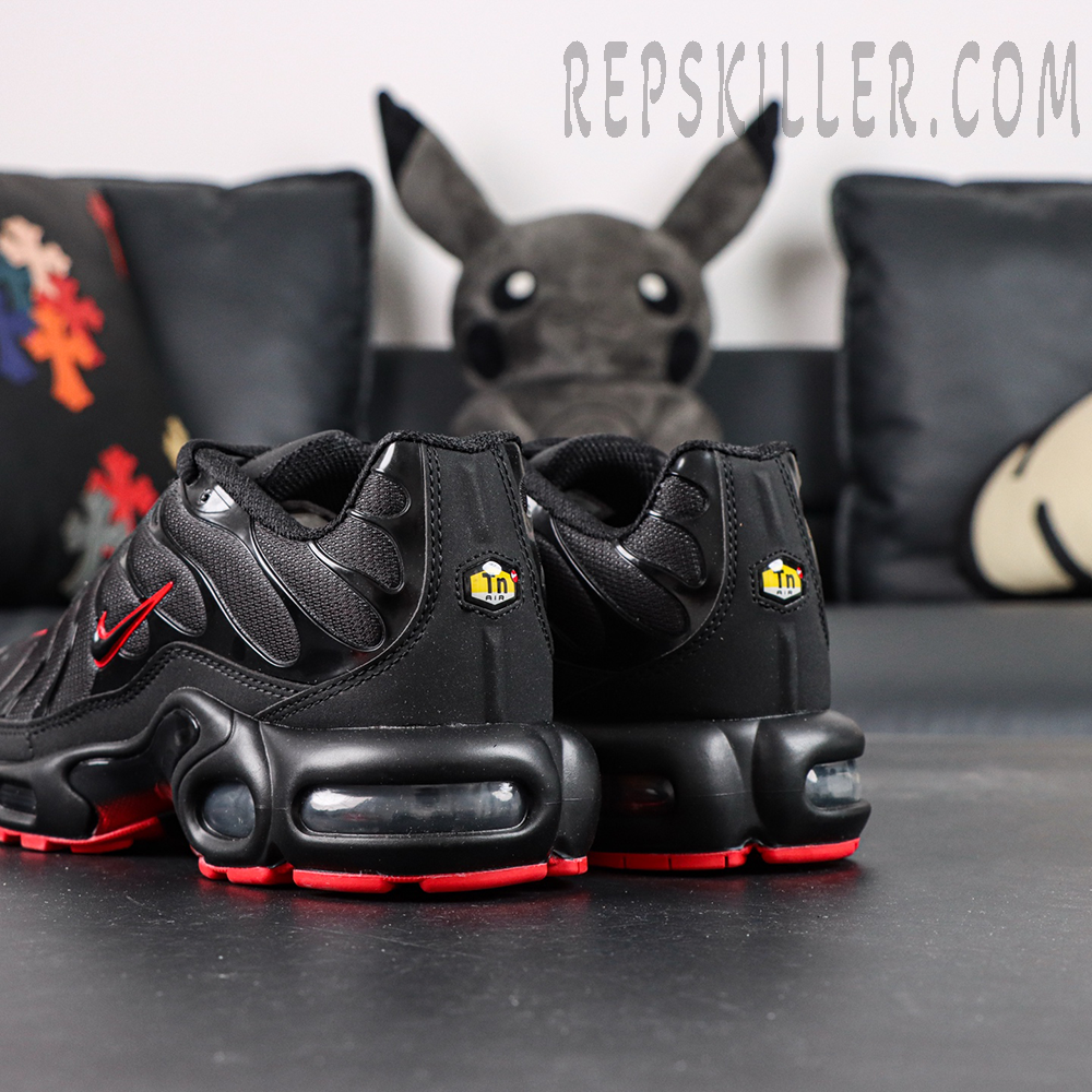 Nike Air Max Plus “Sith Lightsaber” rear midsole and Air unit detail