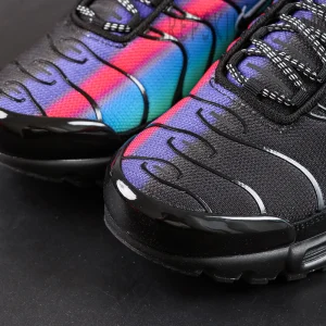 Nike Air Max Plus “Unity” rainbow toe box material close-up