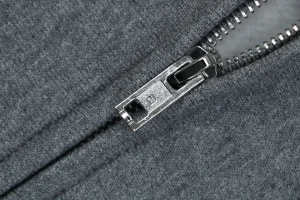 Alexander Wang Oversized Grey Hooded Jacket Zipper puller