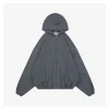 Alexander Wang Oversized Grey Hooded Jacket