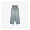 Blcg Baggy Ice Blue Washed Wide-Leg Denim Jeans