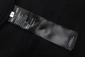 Balenciaga Colorblock Wide-Leg Runway Pants Wash label