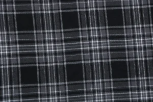 Balenciaga Front & Back Panel Plaid Pants