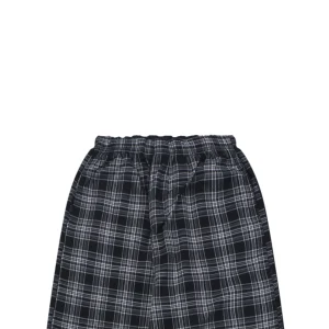 Balenciaga Front & Back Panel Plaid Pants
