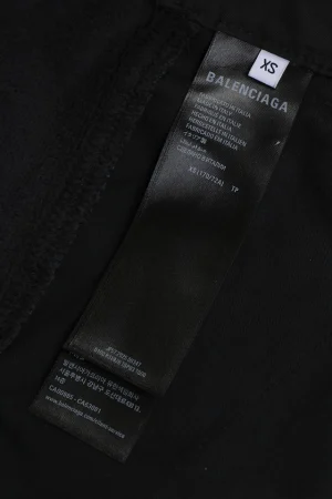 Balenciaga Pocket Logo Panelled Cargo Pants Wash label