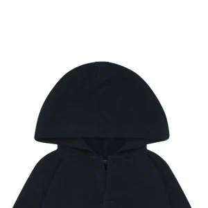 Balenciaga Small V-Neck Front Logo Back Logo Hoodie