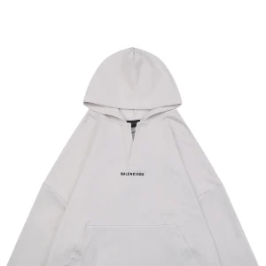 Balenciaga V-Neck Front Short Back Hoodie