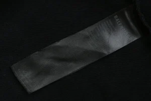 Balenciaga Yellow Tape Print Oversized Hoodie Wash label