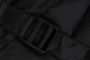 Burberry Arm Slogan Detachable Down Jacket Black