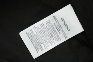 Burberry Black Label Shearling Zip-Up Jacket Wash label