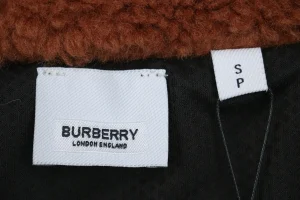Burberry Black Label Shearling Zip-Up Jacket Khaki Brand label